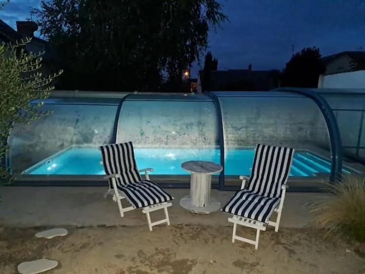 Chambre Bleue Avec Acces Plage Bourges Eksteriør bilde